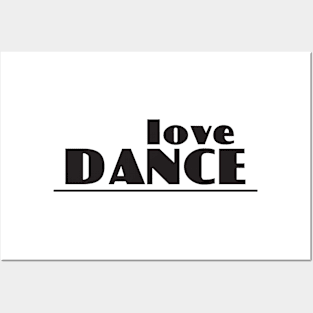 Love Dance Black by PK.digart Posters and Art